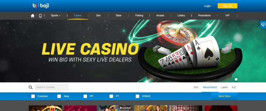 Baji Live Casino