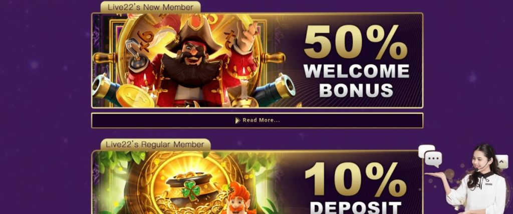 Live22 Bonuses & Promotions