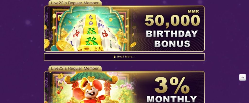 Live22 Cambodia Slot Promotions