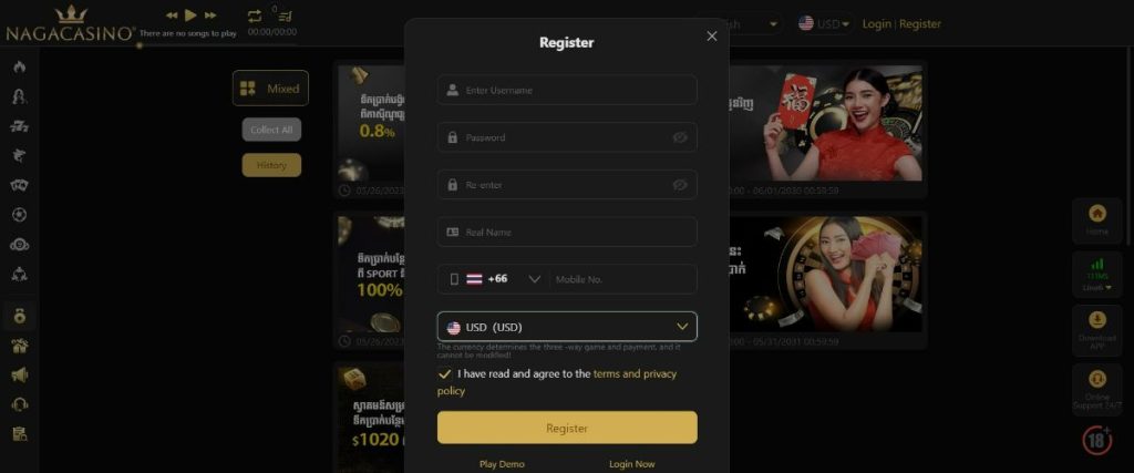 Naga888 Registration & Deposit