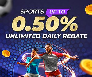 Sports up to 0.50% Unlimited Daily Rebate
