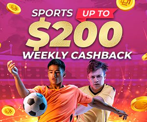 Sports up to $200 Weekly Cashback