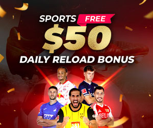 Sports Free $50 Daily Reload Bonus